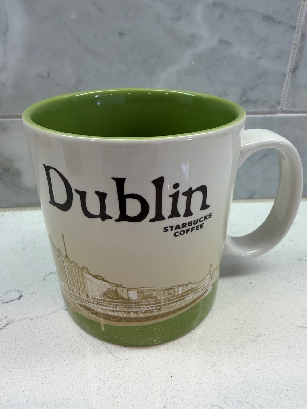 Starbucks Global Icon Series Dublin Ireland 16oz coffee mug ceramic